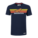 T-Shirt Honda Sunset Bleu...