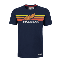 T-Shirt Honda Sunset Bleu...