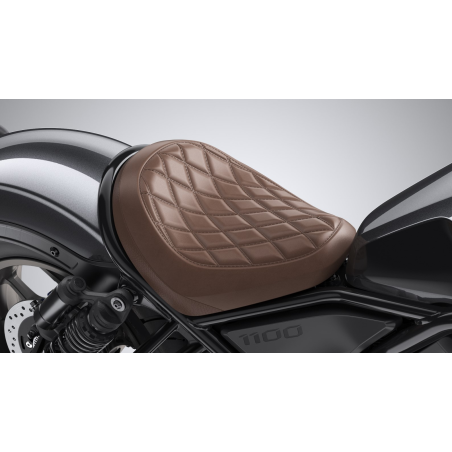 SELLE PILOTE MARRON CONFORT - DIAMANT