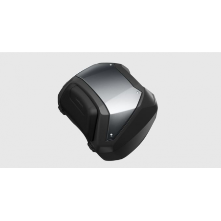 KIT TOP BOX 50L GRIS NHC64M - DOSSERET NOIR