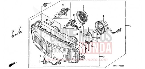 PROJECTEUR NR750N de 1992