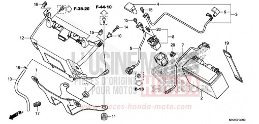 BATTERIE NC750SAJ de 2018