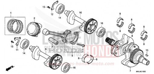 VILEBREQUIN/PISTON NC750SAK de 2019