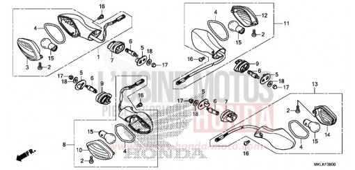 CLIGNOTANT NC750SAK de 2019