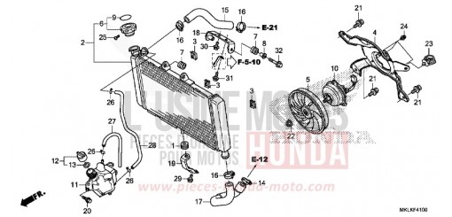 RADIATEUR NC750SAK de 2019