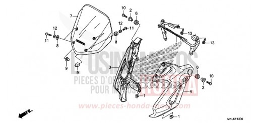 PARE-BRISE NC750SAK de 2019