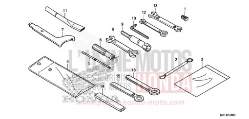 OUTILS NC750SAK de 2019