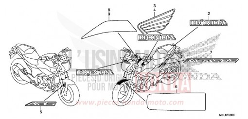 MARQUE/RAYURE NC750SAK de 2019