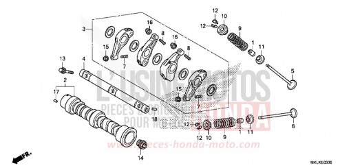 NOCKENWELLE/VENTIL NC750SDK de 2019