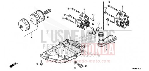 OELWANNE/OELPUMPE NC750SDK de 2019