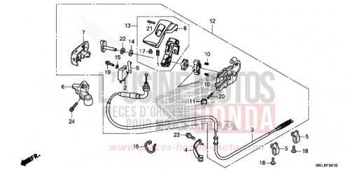 HANDBREMSHEBEL NC750SDK de 2019