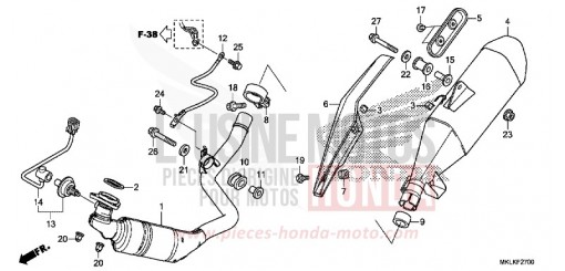 ABGAS-SCHALLDAEMPFER NC750SDK de 2019