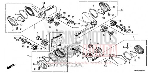 CLIGNOTANT NC750XAH de 2017