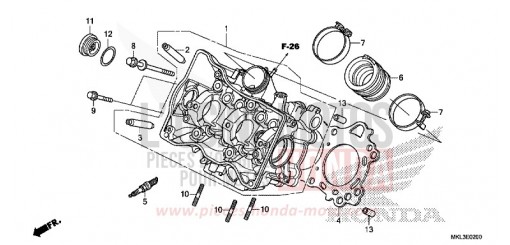 CULASSE NC750XAK de 2019