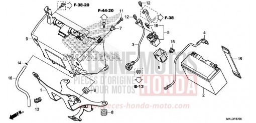 BATTERIE NC750XAK de 2019