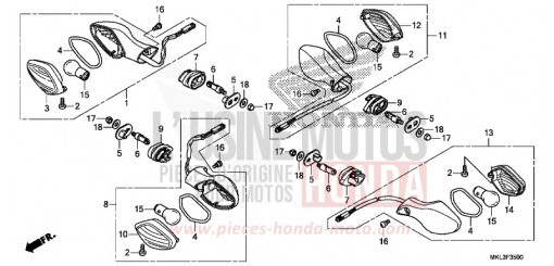 CLIGNOTANT NC750XAL de 2020