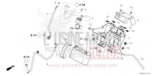 BATTERIE NC750XAP de 2023