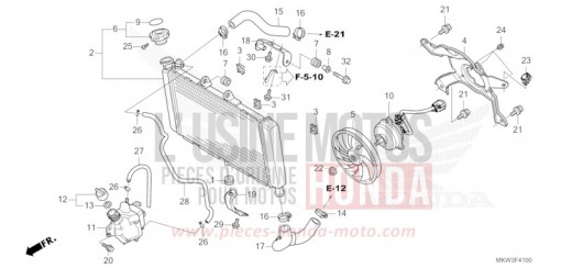 RADIATEUR NC750XAP de 2023