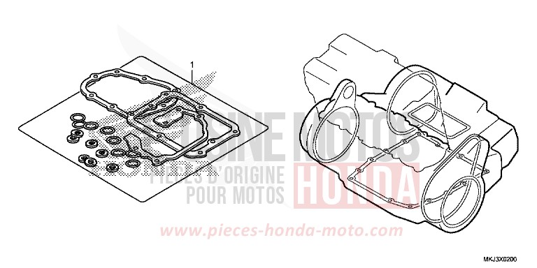 TROUSSE DE JOINT B de CB1000R GRAPHITE BLACK (NHB01) de 2020