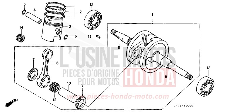 VILEBREQUIN/PISTON de BALI MARTINET BLUE METALLIC (PB223) 1994