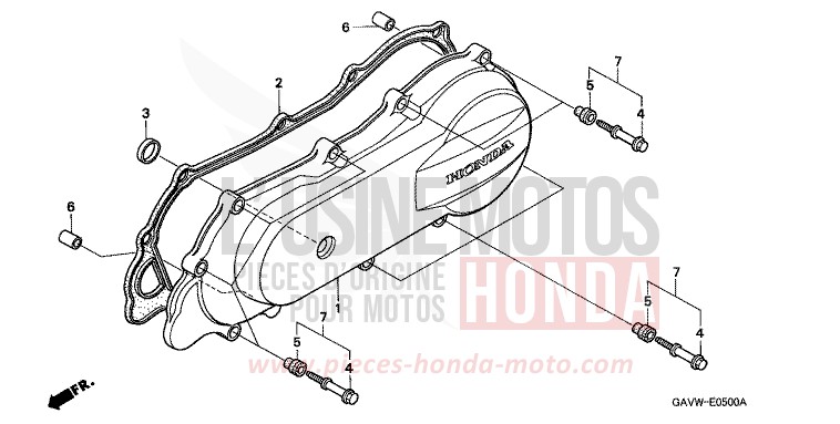 PANNEAU CARTER-MOTEUR G. de BALI VORTEX PURPLE METALLIC (RP140) 1997