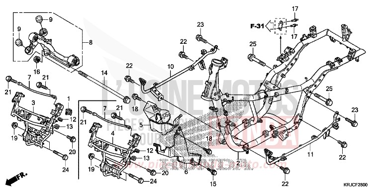CARROSSERIE DE CHASSIS de S-Wing PEARL NIGHTSTAR BLACK (NHA84) 2012