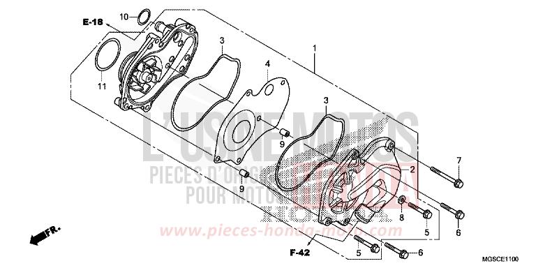 POMPE A EAU de Integra PEARL SUNBEAM WHITE (NHA66) de 2012