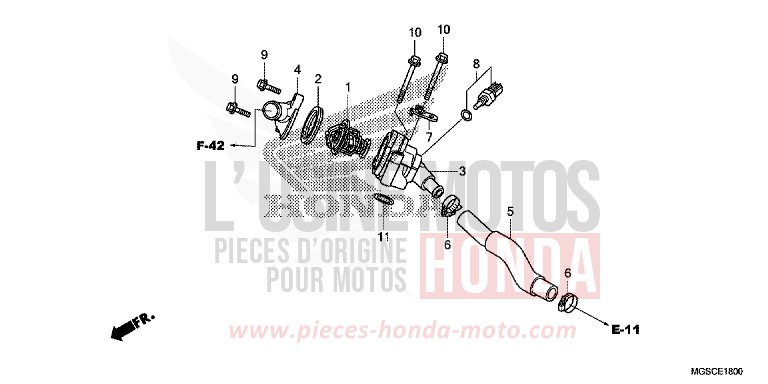 THERMOSTAT de Integra PEARL SUNBEAM WHITE (NHA66) de 2013