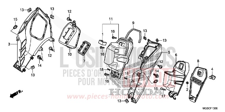 POCHE de Integra PEARL SUNBEAM WHITE (NHA66) 2013