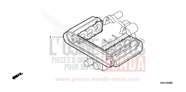 TROUSSE DE JOINT A de Goldwing CANDY SPECTRA RED (R176) de 1997