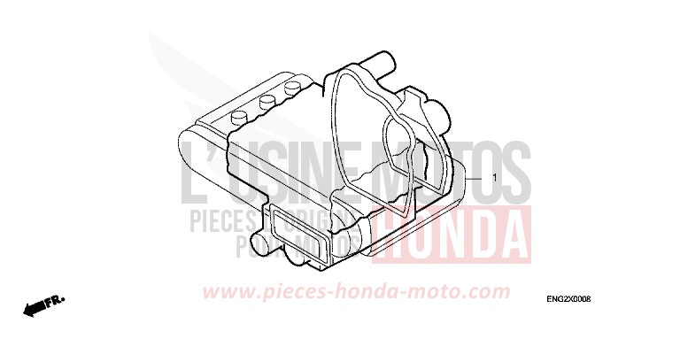 TROUSSE DE JOINT B de Goldwing CANDY SPECTRA RED (R176) 1997