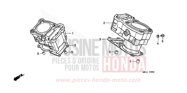 CYLINDRE de Deauville PEARL CAMPARI RED (R273) de 2002