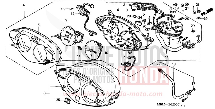 COMPTEUR de Deauville SEVILLA BLUE MATALLIC (PB297) de 2004