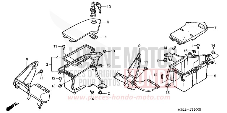POCHE DE CARENAGE de Deauville SHASTA WHITE (NH138) de 1999