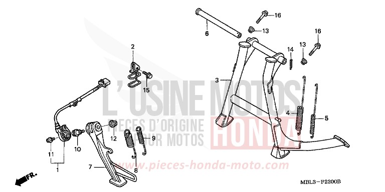 BEQUILLE de Deauville SENSITIVE BLUE METALLIC (PB230) 2000