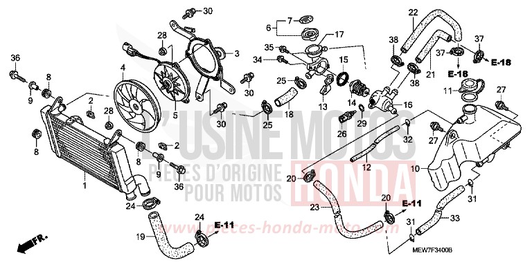 RADIATEUR de Deauville SHASTA WHITE (NH138) de 2008