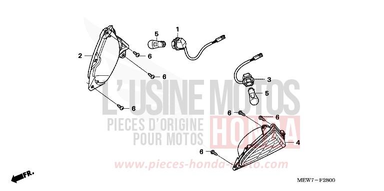 CLIGNOTANT de Deauville BLOOM RED METALLIC (R319) 2008