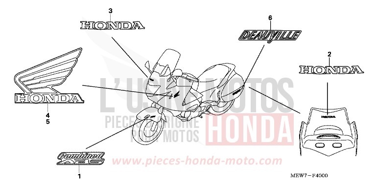 MARQUE/RAYURE de Deauville BLOOM RED METALLIC (R319) de 2010