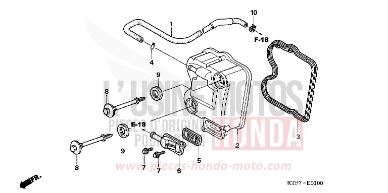 COUVERCLE DE CULASSE de SH125 CYNOS GRAY METALLIC (NH400) 2005