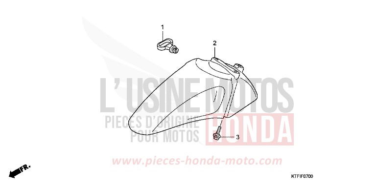 AILE AVANT de SH125 PEARL COOL WHITE (NHA16) 2010