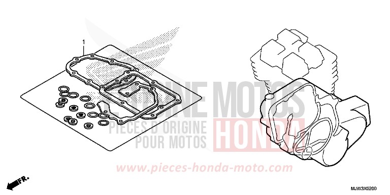 TROUSSE DE JOINT B de CB500X NITRIC ORANGE (YR271) 2017
