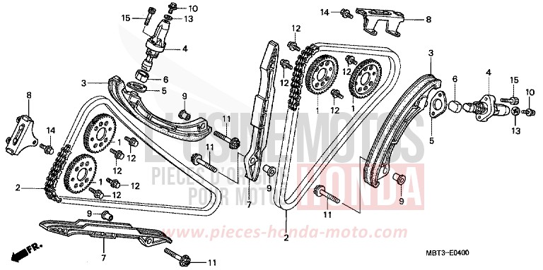 CHAINE A CAMES/TENDEUR de Varadero CANDY XENON BLUE (PB324) de 2002