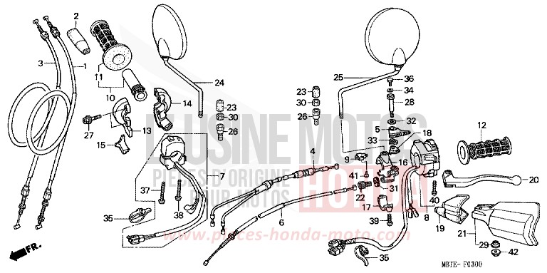 COMMUTATEUR/CABLE de Varadero CANDY XENON BLUE (PB324) 2002