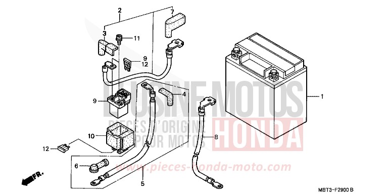 BATTERIE de Varadero CANDY XENON BLUE (PB324) 2002