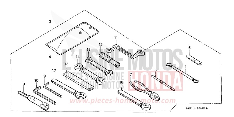 OUTILS de Varadero CANDY GLORY RED-U (R101) de 2003