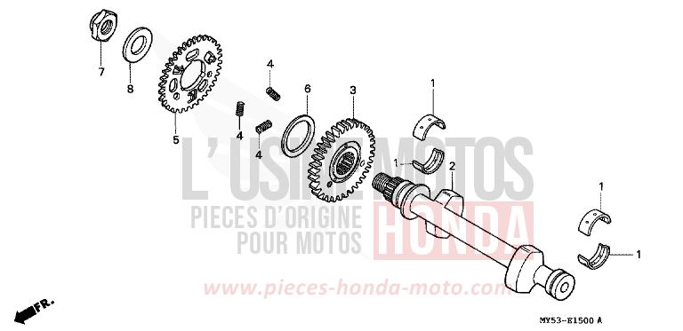 BALANCIER de CB500F FIGHTING RED (R134) de 1994