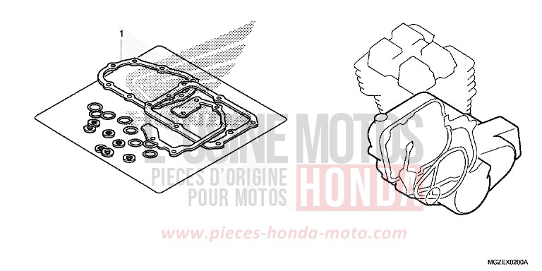 TROUSSE DE JOINT B de CB500F GRAPHITE BLACK (NHB01) 2015