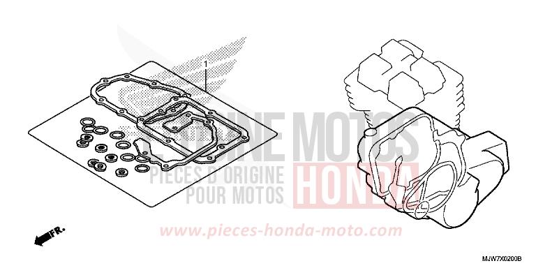 TROUSSE DE JOINT B de CB500F PEARL METALLOID WHITE (NHA96) 2017