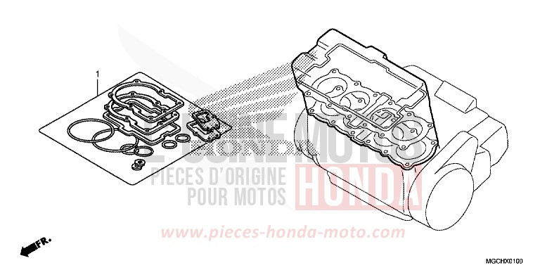 TROUSSE DE JOINT A de CB1100 CANDY PROMINENCE RED (R342) 2017
