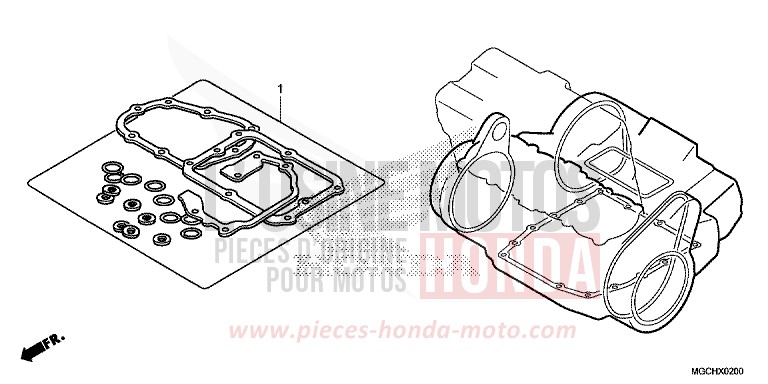 TROUSSE DE JOINT B de CB1100 CANDY PROMINENCE RED (R342) 2017
